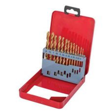 Set 13 burghie HSS Titan 2 - 8 mm in cutie de meta..